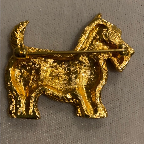 HOST PICK!  Goldtone Scottie Dog Pin or Brooch - Picture 4 of 7
